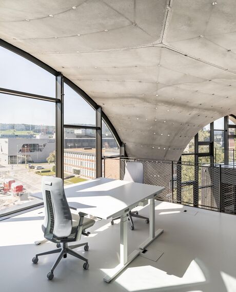 thermfix vario Fassaden, unico Türen and unico Fenster - HiLo research and innovation unit, Dübendorf located in Dübendorf, Schweiz